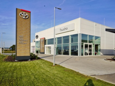 projekt foto Car showroom Toyota, Průhonice