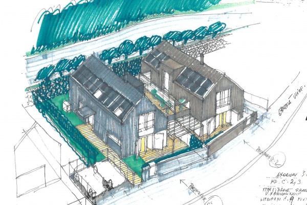 foto Rodinné domy Stříbrná Skalice - after